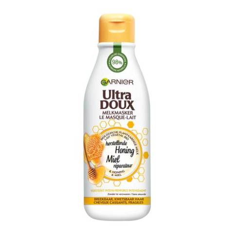 Garnier Ultra Doux Masque Lait Miel Reconstituant 250ml — Masque Reconstituant Cheveux