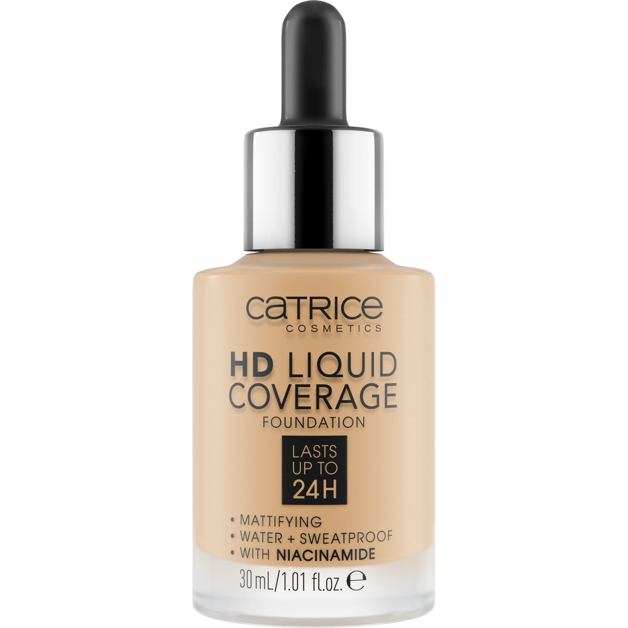 Catrice Liquid Coverage HD Fond Teint 032 — Couvrance Totale Carnation Moyenne