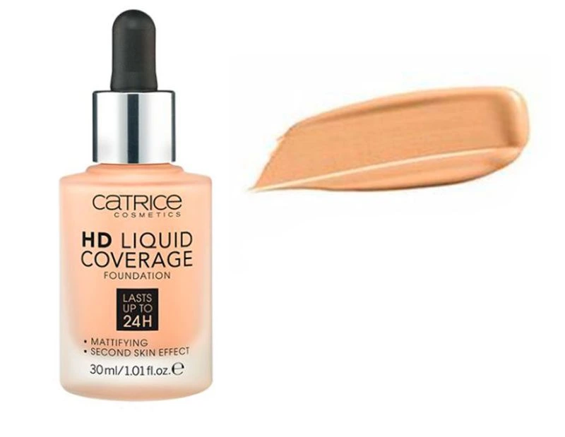 Catrice Liquid Coverage HD Fond Teint 030 — Couvrance Totale Beige Moyen