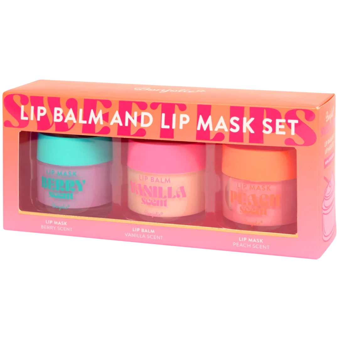 BONJOLIE Lot Baume et Masque à Lèvres 3 pcs