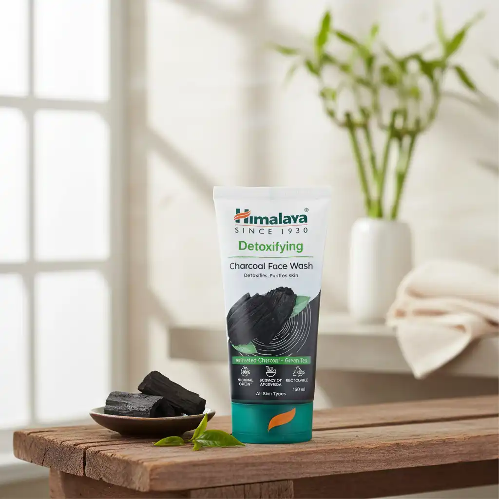 Himalaya Nettoyant Visage Charbon Detoxifiant 150 ml – Purifiant Profond