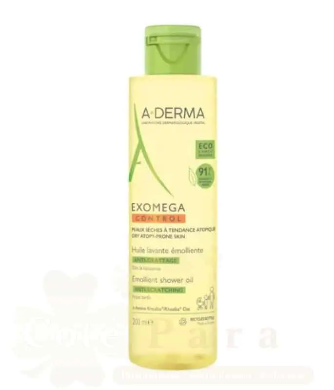 A-Derma Exomega Control Huile Lavante 200ml — Soin Peau Atopique