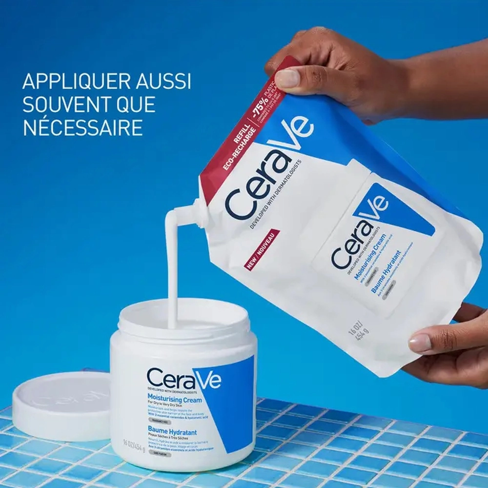 CeraVe Baume Hydratant Eco Recharge 454g — Recharge Economique