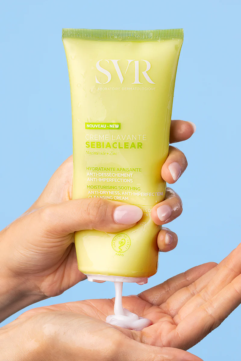 SVR Sebiaclear Creme Lavante 200ml — Nettoyant Doux Peau Grasse Imperfections