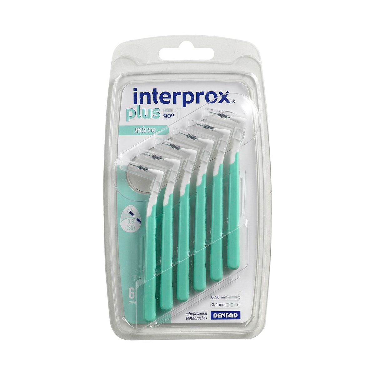 Dentaid Interprox Plus Micro 0,9 Brossettes Interdentaires x6