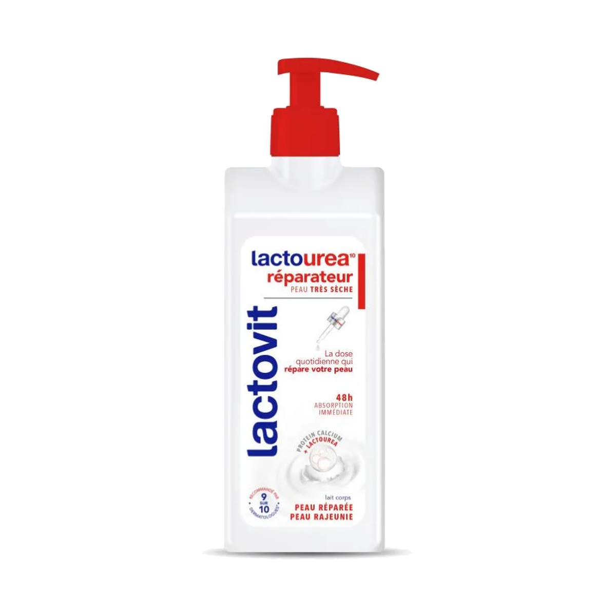 LACTOVIT Lactourea Lait Corps Réparateur Peau Très Sèche 400 ml